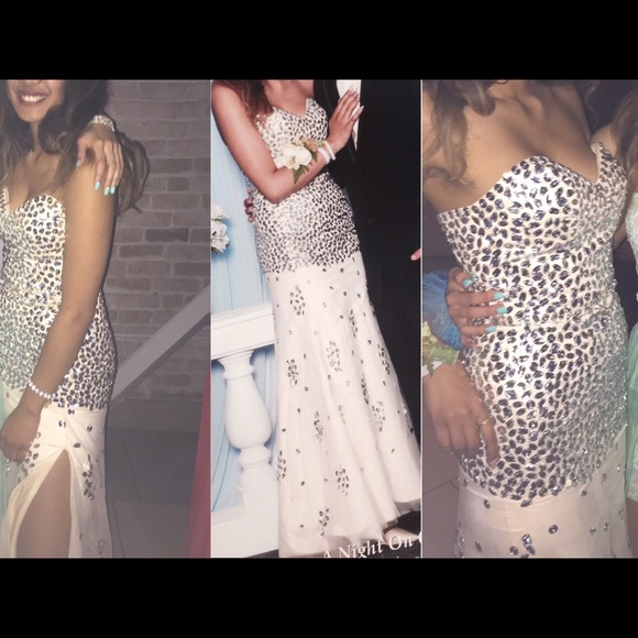 Crystal Diamond Prom Dress - Picture 3 of 3