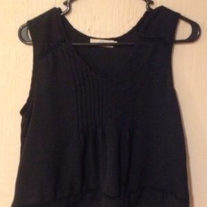 Dressy black tank top