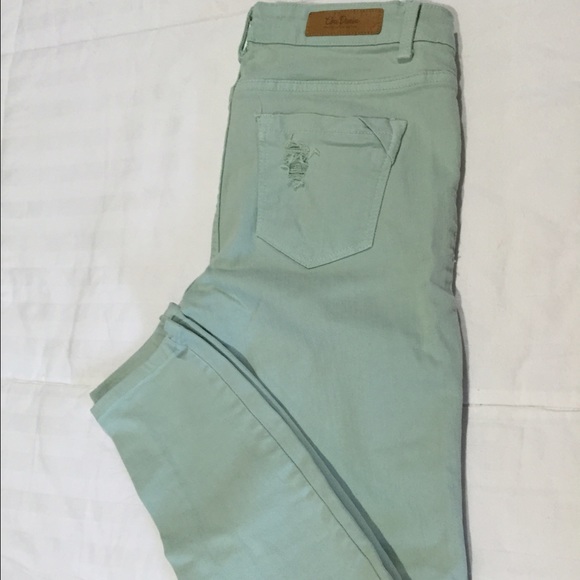 🔴*SALE*🔴 Zara Slim Fit Distressed Mint 6/28 - Picture 2 of 4