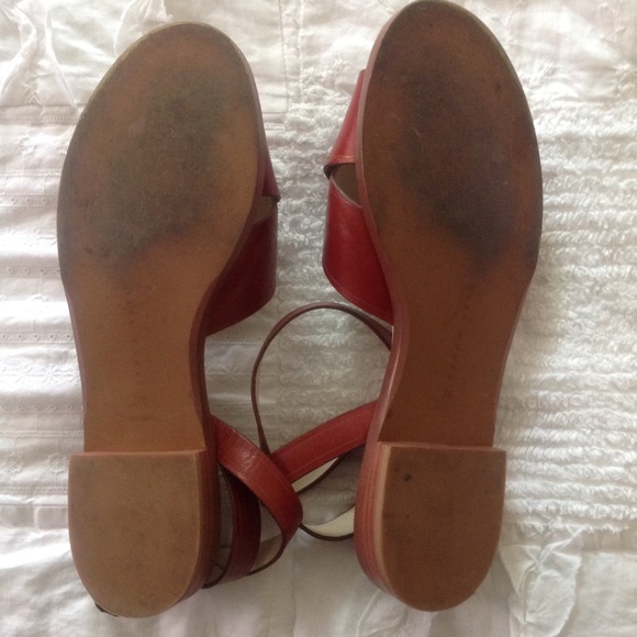 Zara Real Leather With Buckle Sandal SZ 9 / 39 - Picture 4 of 4
