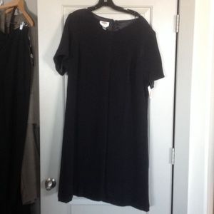 ❗️bundled❗️Talbots A-line 16W silk black dress