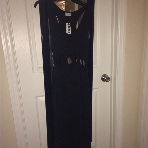 LA hearts cut out maxi dress