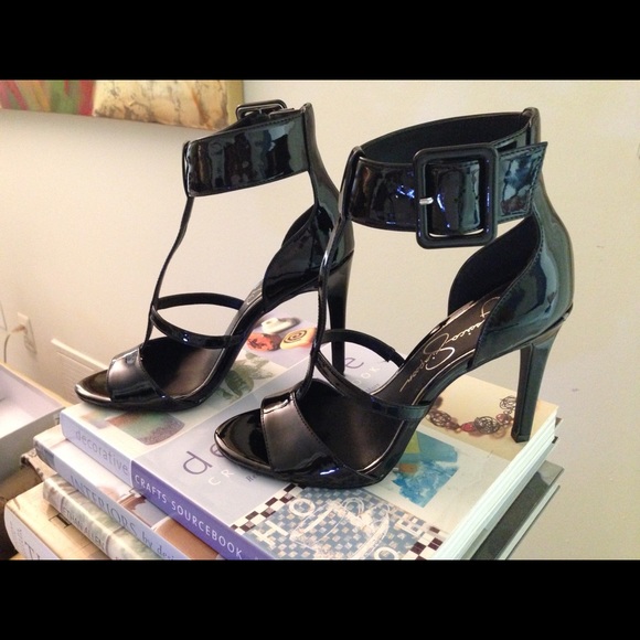 Jessica Simpson patent leather pumps.