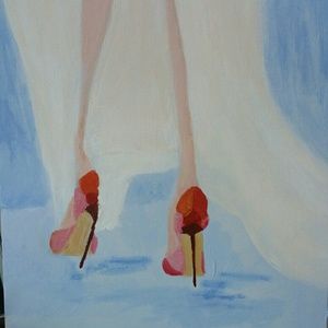 "Bride"  acrylic on canvas
