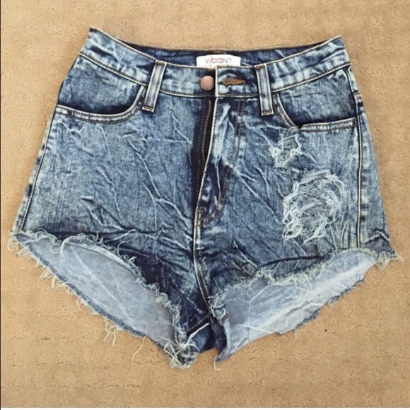 Nasty gal acid wash shorts