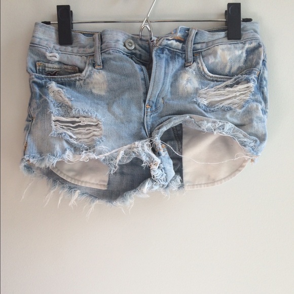 Hollister high-waisted denim shorts