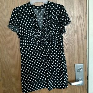Polka dot blouse!