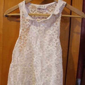Abercrombie & Fitch peterpan collared tank top