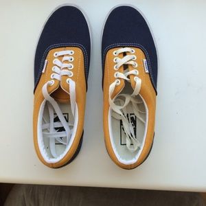 brand new blue & gold Vans