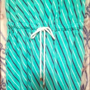 Tommy Hilfiger teal maxi dress new!