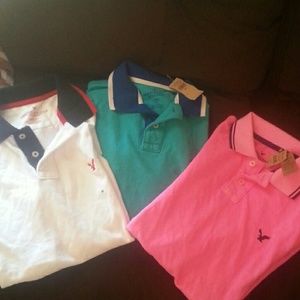 American Eagle men's polo shirts