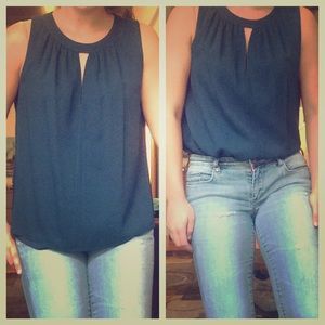 CCO: J. Crew teal silk top