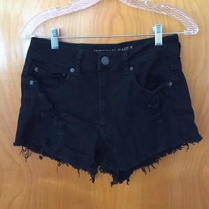 American Eagle high rise festival shorts size 6