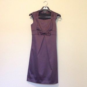 BCBG Brown Satin Dress
