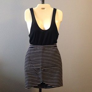 J. Crew Striped Linen Pencil Skirt with Tulip Hem