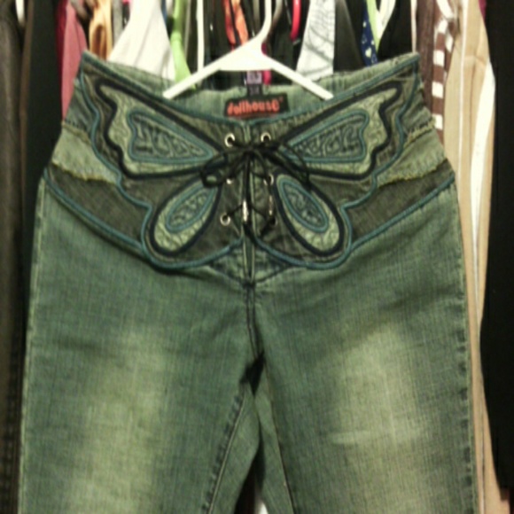 NWOT Super Cute Butterfly Jeans!!