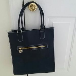 Fashionable Navy blue Estee Lauder handbag