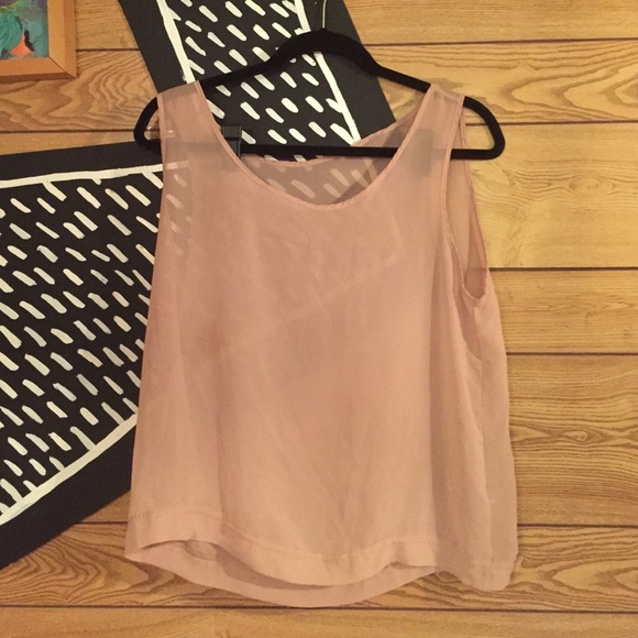 American Apparel Chiffon Tank