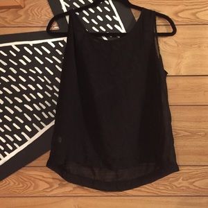 American Apparel Chiffon Tank