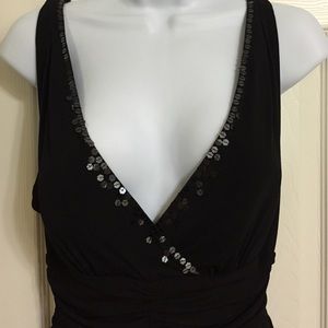 NWT BLACK STRAPPY DRESS