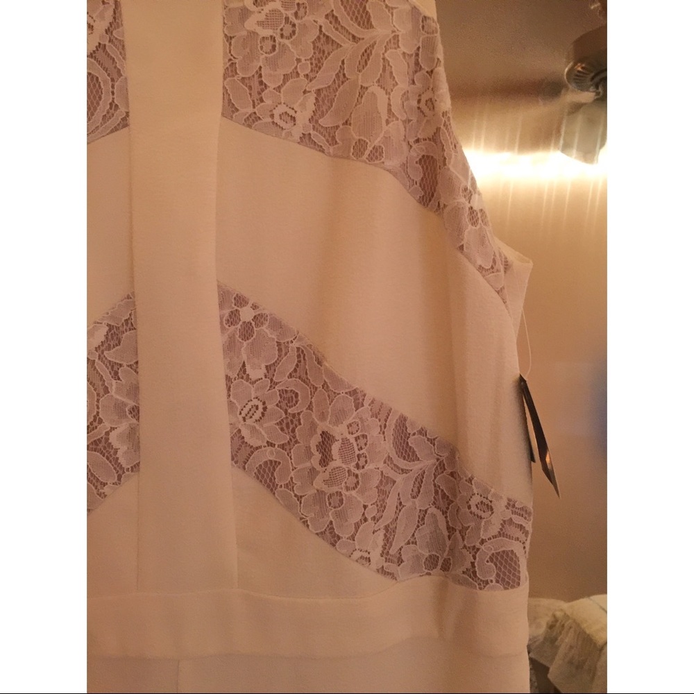 Cream Lace Jumpsuit - Picture 5 of 5