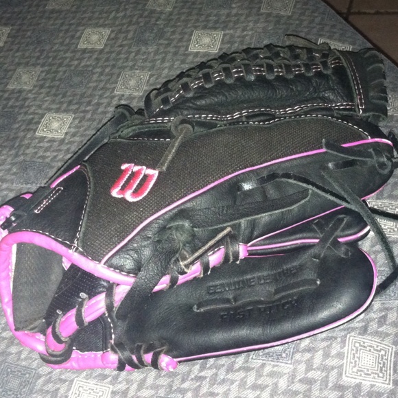 Pink Softball glove