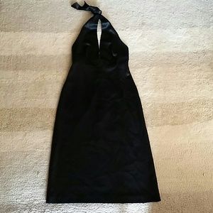 French Connection Black Halter Dress Gown