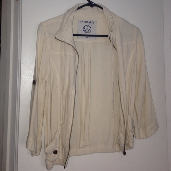 LA Hearts Cream Jacket