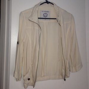 LA Hearts Cream Jacket