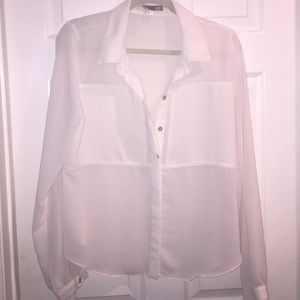 Forever 21 Creme Blouse