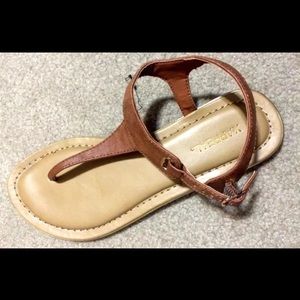 Nude sandals size 7