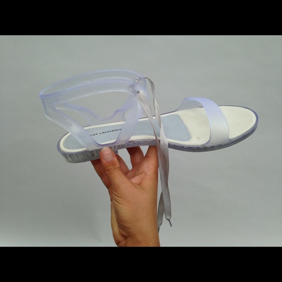 Clear Spaceage Sandals