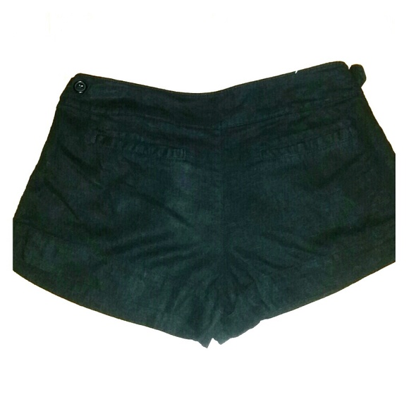 Old Navy Black Linen Shorts