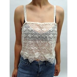 Sheer Lace Tanktop