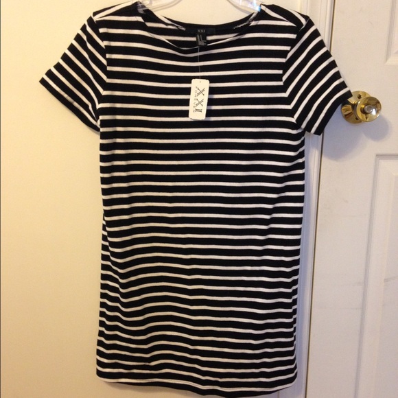 Striped T-Shirt Dress