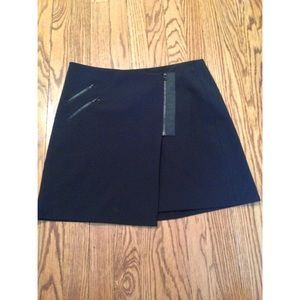 Madewell Black Zipper Skirt