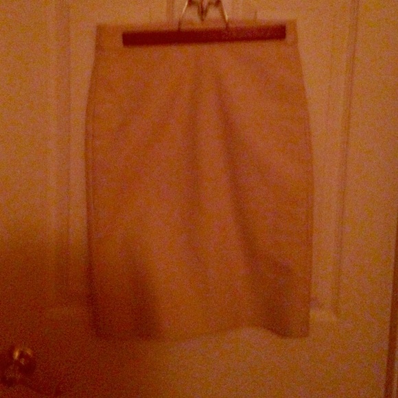 J.Crew Cream Pencil skirt