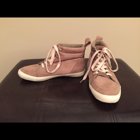 Tan suede sneakers from H & M
