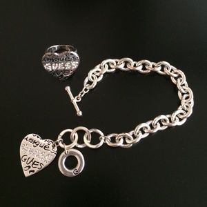 Guess Bracelet And Matching Ring