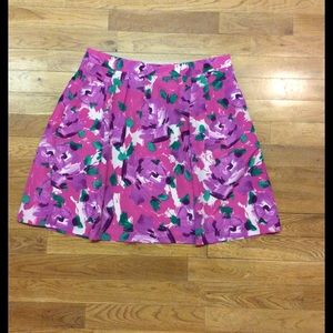 J Crew Factory Floral Skirt
