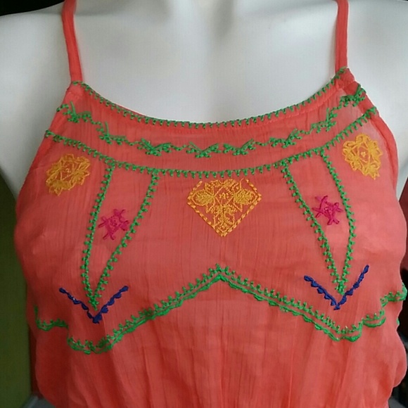 Rue 21 cute orange top - Picture 4 of 4