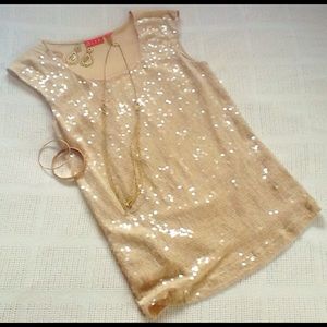 Rose Pink Sequined Top