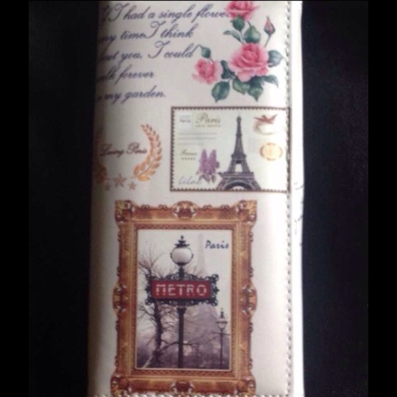 "Loving Paris" printed wallet - Picture 1 of 4