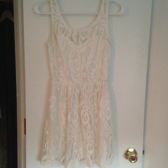 Lace White Dress