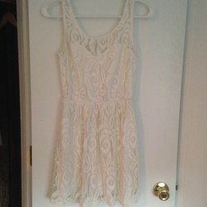 Lace White Dress