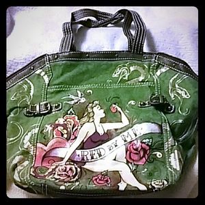 Beautiful Red by Ecko Retro pin-up Handbag