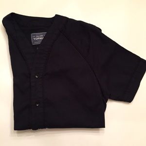 Topman Baseball T-Shirt Small Blue