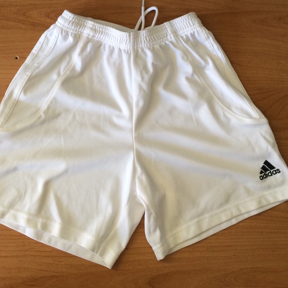 Adidas Climalite white shorts