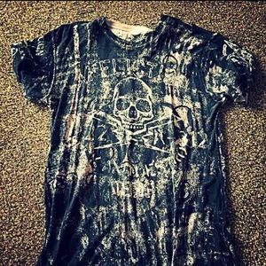 Mens Affliction Reversible Tshirt