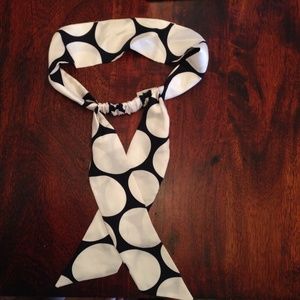 Silk head band w/tie